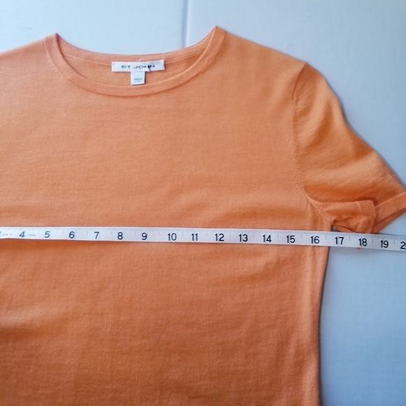 St John | Bright Knit Crewneck Tshirt M‎ - Picture 8 of 11